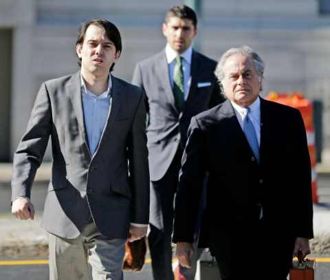 Martin Shkreli jailed and released